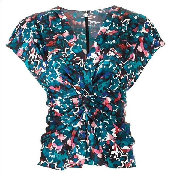 Prabal Gurung Multi Front Twist Top - Picture 1 of 7